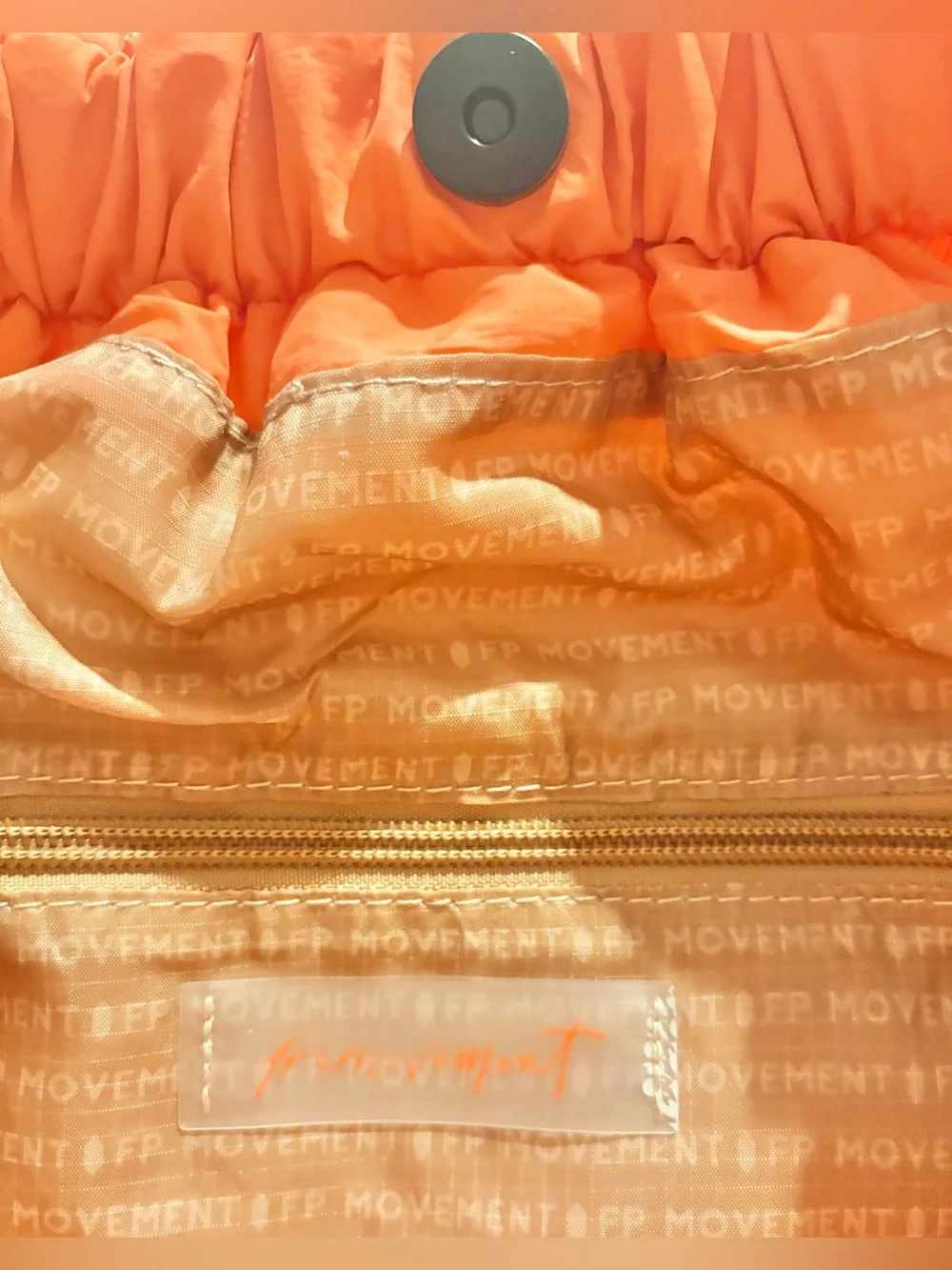 FP MOVEMENT Free People Rest Day Carryall Bag Flame Orange/Salmon/Coral NWT